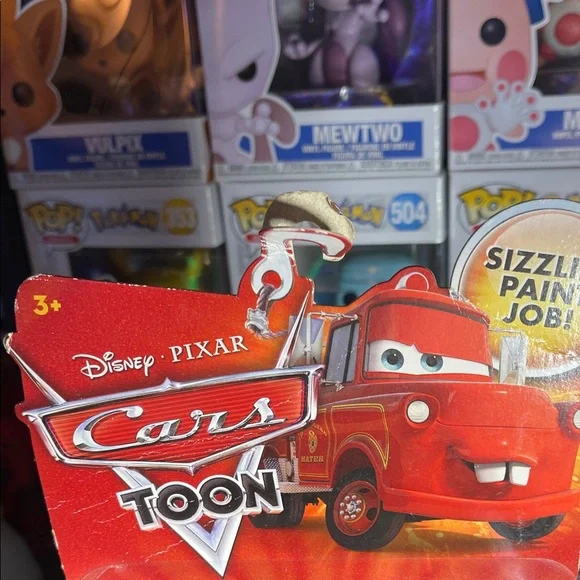 Disney Pixar Cars Toon Rescue Squad Mater - Vibrant Red - Picture 5 of 5